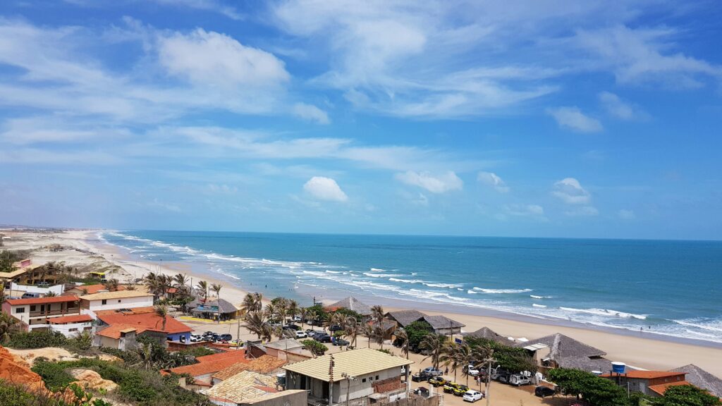 Beach in Fortaleza, Brazil