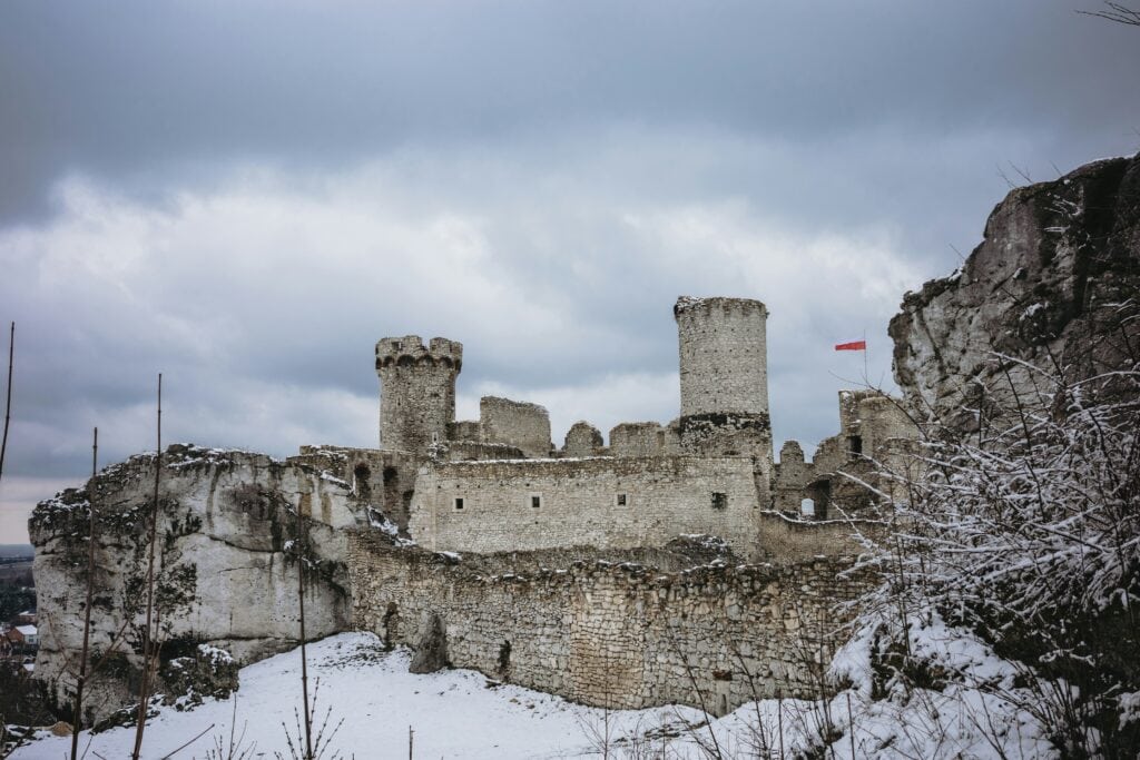 Ogrodzieniec castle in Poland