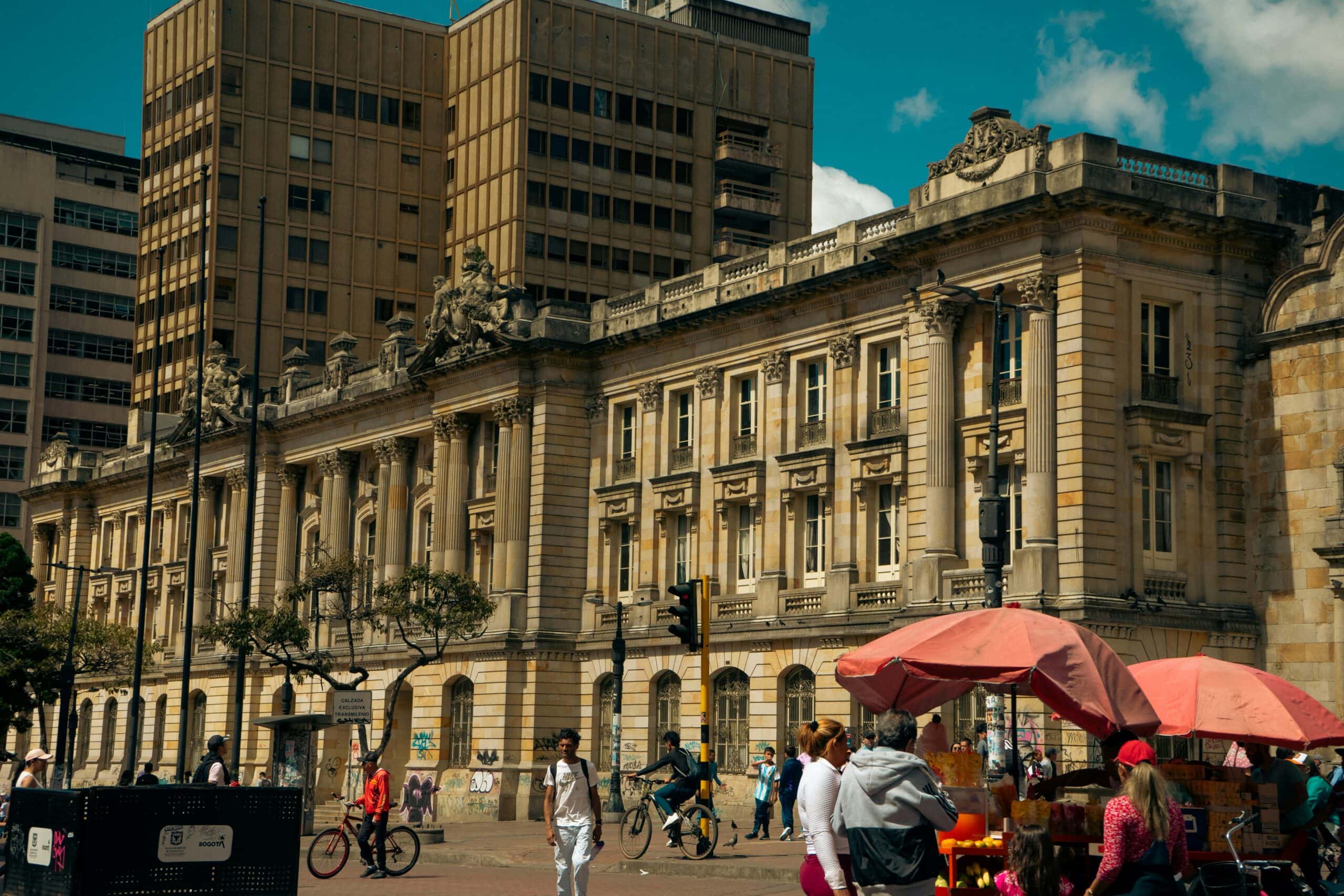 Historical building in Bogota, Colombia.