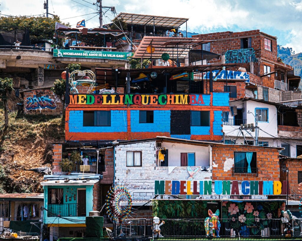 Properties and bars in central Medellin