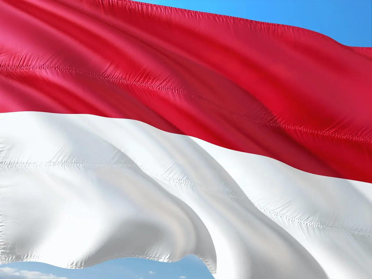 Flag of Indonesia.