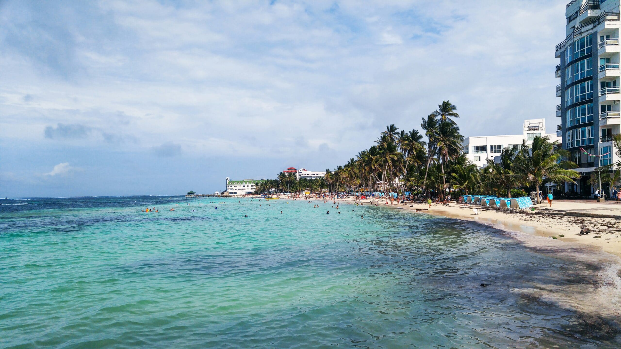 The beach is an integral part of living in Colombia.