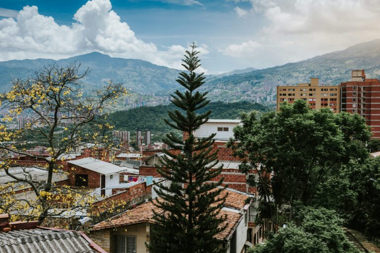 View from the mountains of Medellin, Colombia
