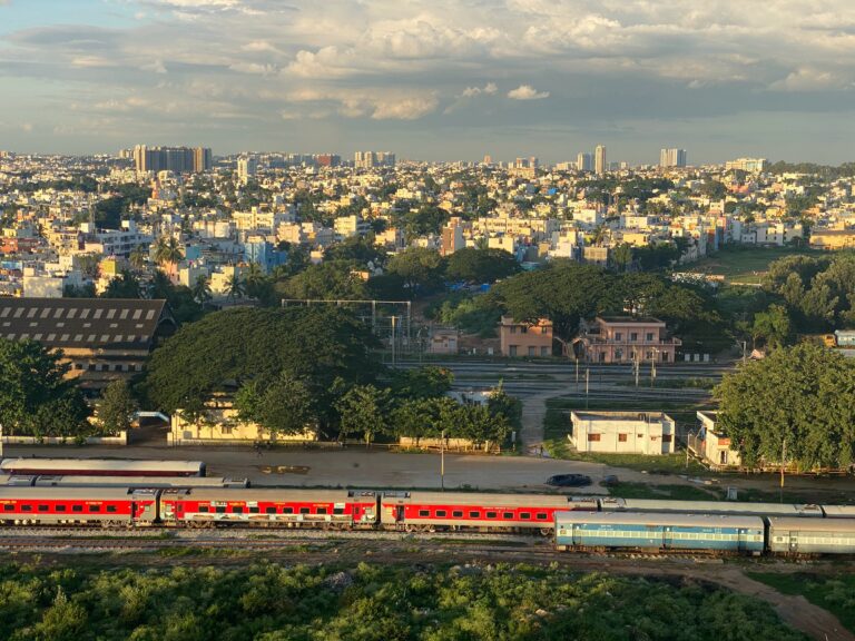 View of the city of Bangalore, India