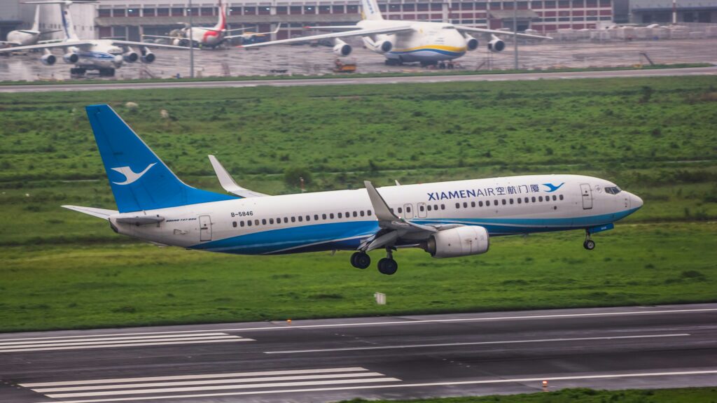 Development in Xiamen includes the airport and other transport