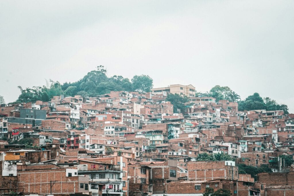 Beautiful residential area in Medellin