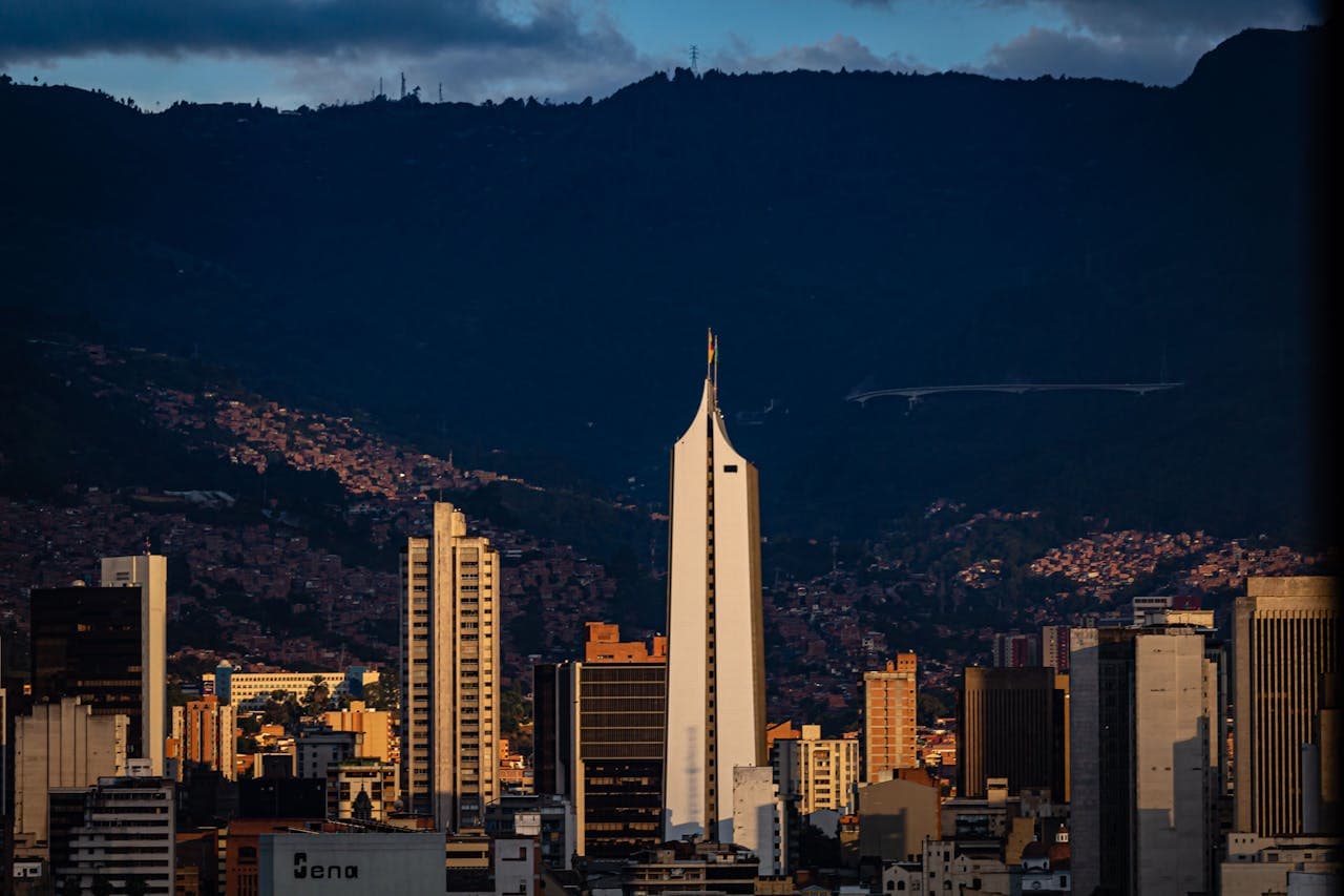 Skyline of Medellin, Colombia