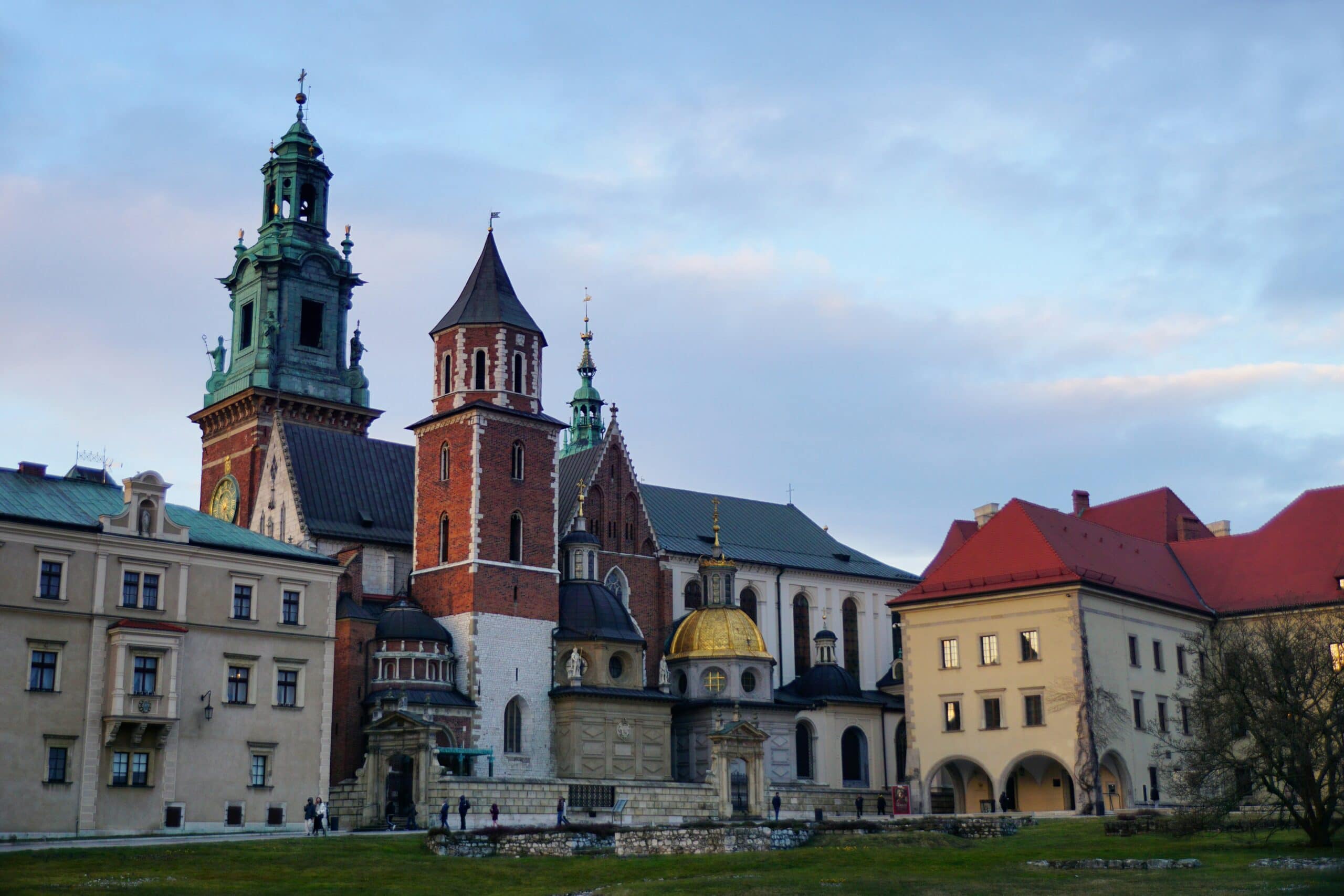 Krakow church and old town