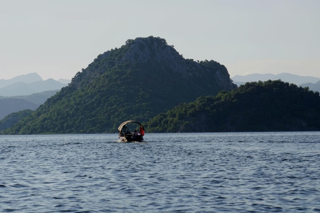 Beautiful lake - Skadar Lake in Montenegro