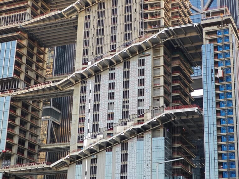New residential blocks of flats in Shenzhen, China