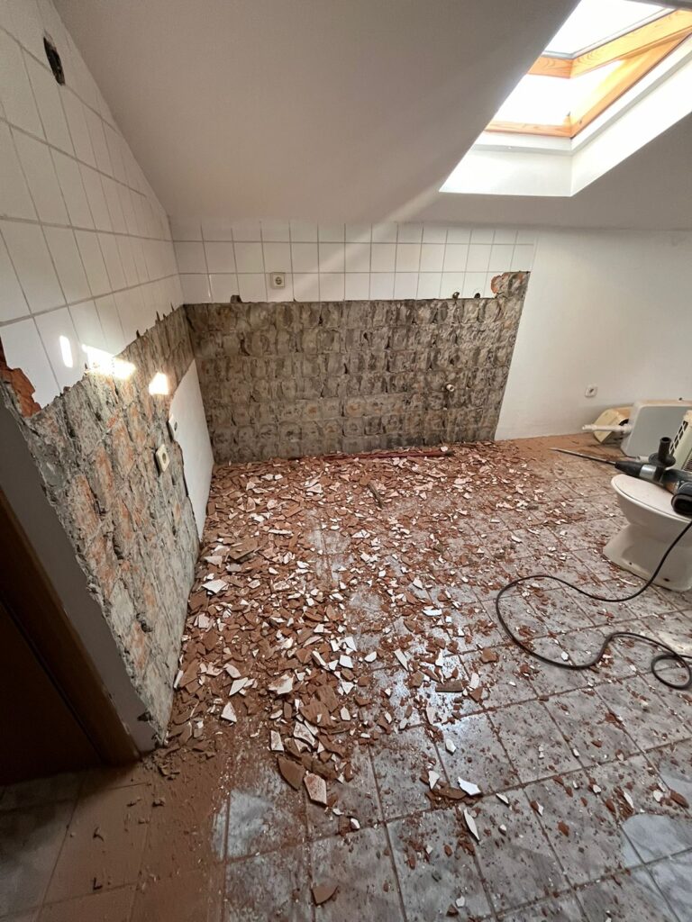 Montenegro apartment during renovation