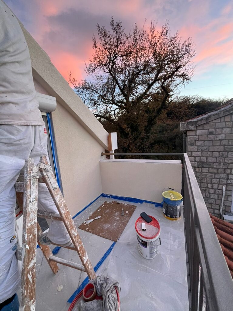 Montenegro apartment during renovation