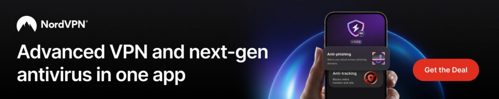 NordVPN affiliate banner