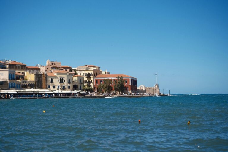 A view of one of the best towns in Greece from across the water.